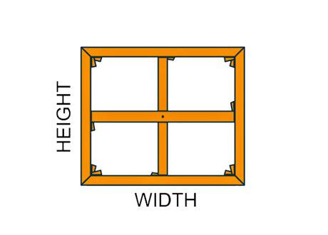 Stock-Sized Standard Stretcher Frames - 3/4″ Standard